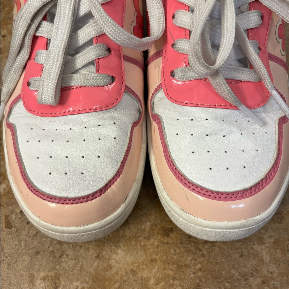 Barbie Women’s Sneakers - Pink & White Floral Print Size 11 - Picture 9 of 13